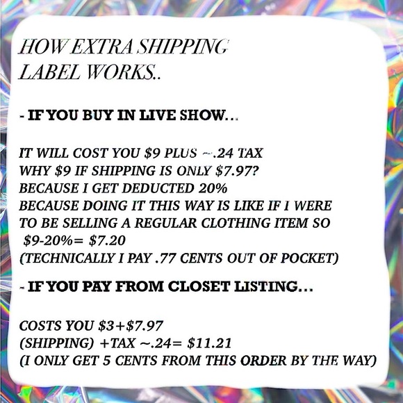 Extra Shipping Label 🏷️ - Picture 2 of 2